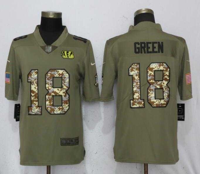 Nike Bengals 18 A.J. Green Olive Camo Salute To Service Limited Jersey,We sell and wholesale Nike Bengals 18 A.J. Green Olive Camo Salute To Service Limited Jersey on line form chian!